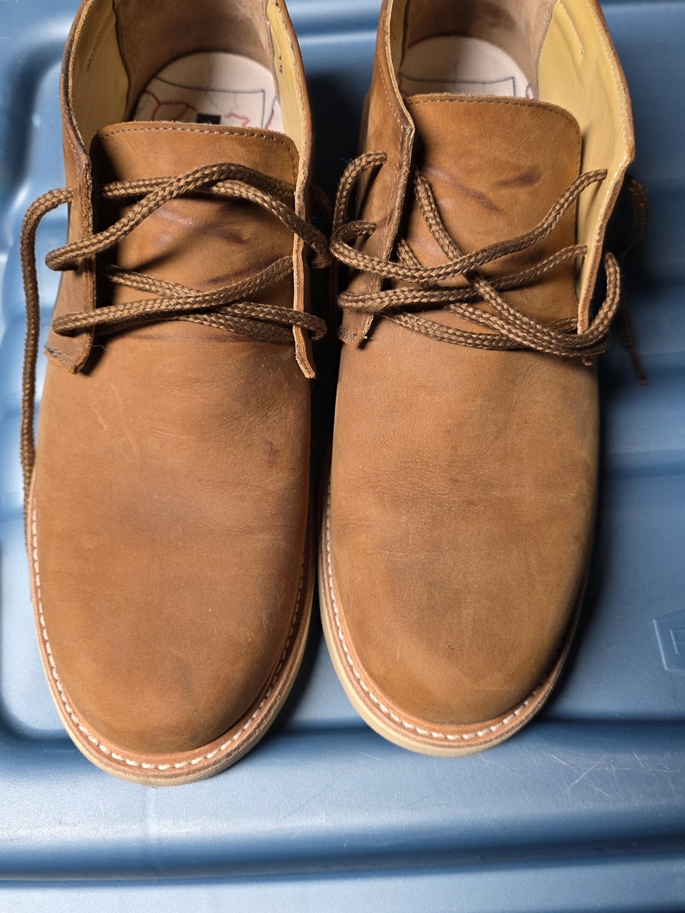 Men's Tan Suede Chukka Boots - Classic Lace-Up